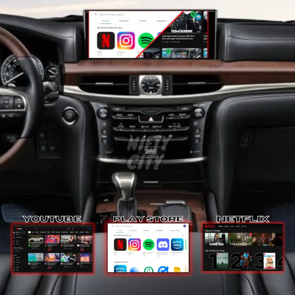 Lexus LX 570 - 2013-2020 Apple CarPlay & Android Auto (Advanced) - Nifty City