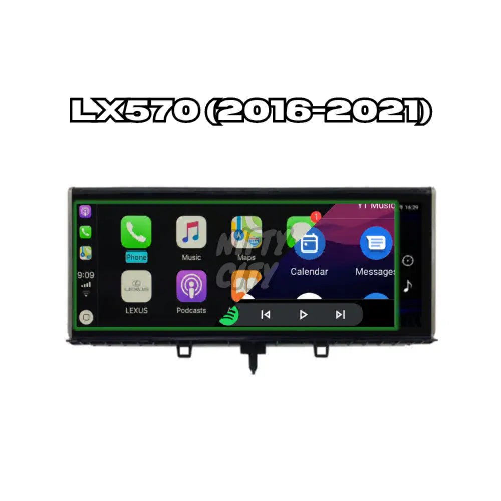 Lexus LX570 2008-2021 Apple CarPlay & Android Auto Ultra-Wide Screen 12.3" - Nifty City