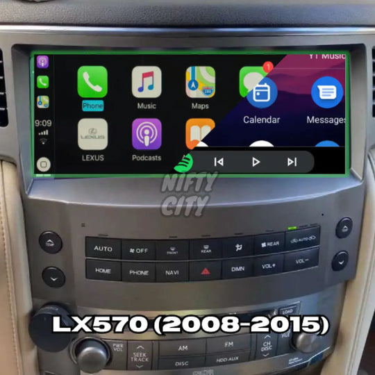 Lexus LX570 2008-2021 Apple CarPlay & Android Auto Ultra-Wide Screen 12.3" - Nifty City