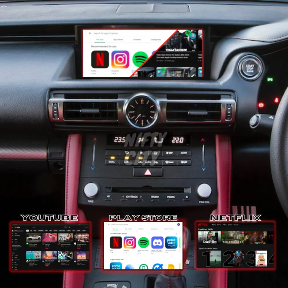 Lexus RC 300/F 2015-2020 Apple CarPlay & Android Auto (Advanced) - Nifty City