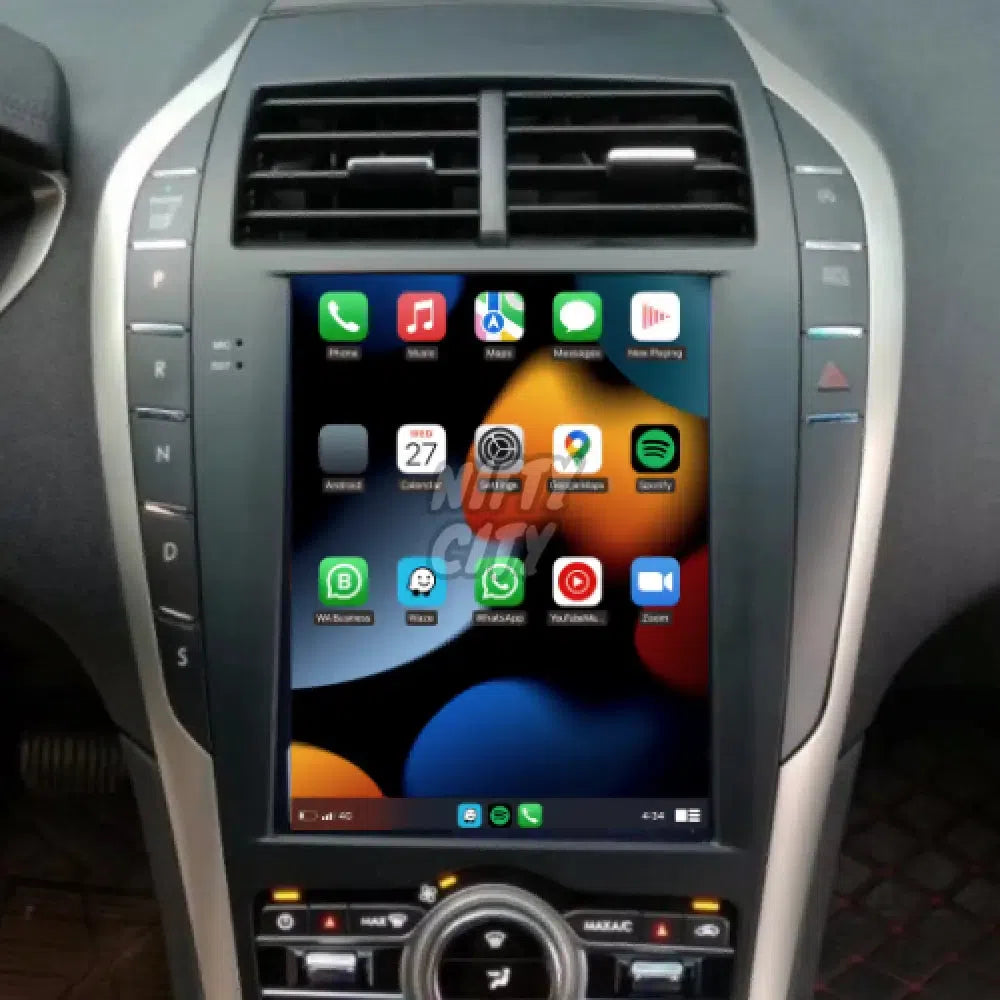 Lincoln MKX 2013-2020 Apple CarPlay & Android Auto Tesla Screen
