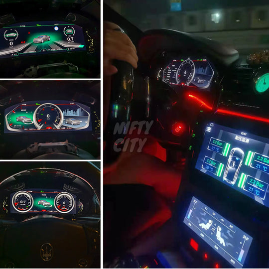 Maserati Gt/Gc 2007-2017 Lcd Digital Instrument Cluster Dash Upgrade Speedometer