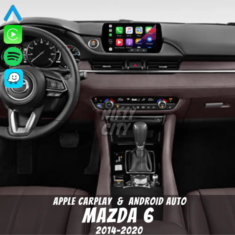 Mazda 6 2014-2020 Apple CarPlay & Android Auto OEM Integration - Nifty City