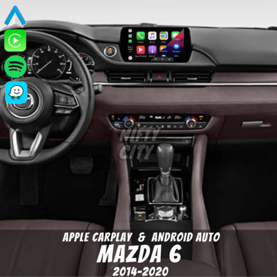 Mazda 6 2014-2020 Apple CarPlay & Android Auto OEM Integration - Nifty City