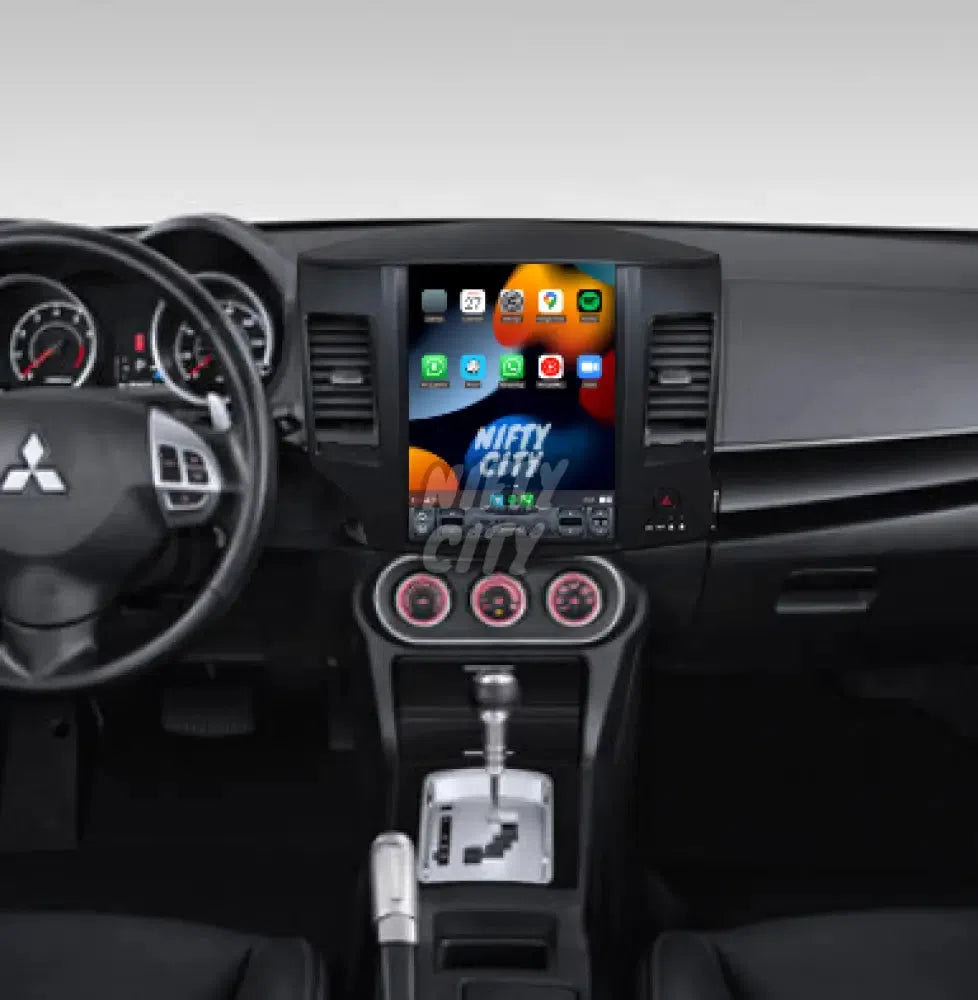 Mitsubishi Lancer 2007-2017 Apple CarPlay & Android Auto Tesla-Style - Nifty City