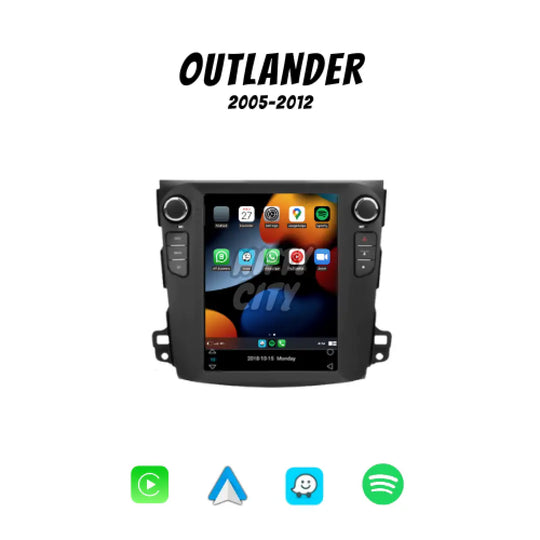 Mitsubishi Outlander 2005-2021 Apple CarPlay & Android Auto Tesla-Style - Nifty City