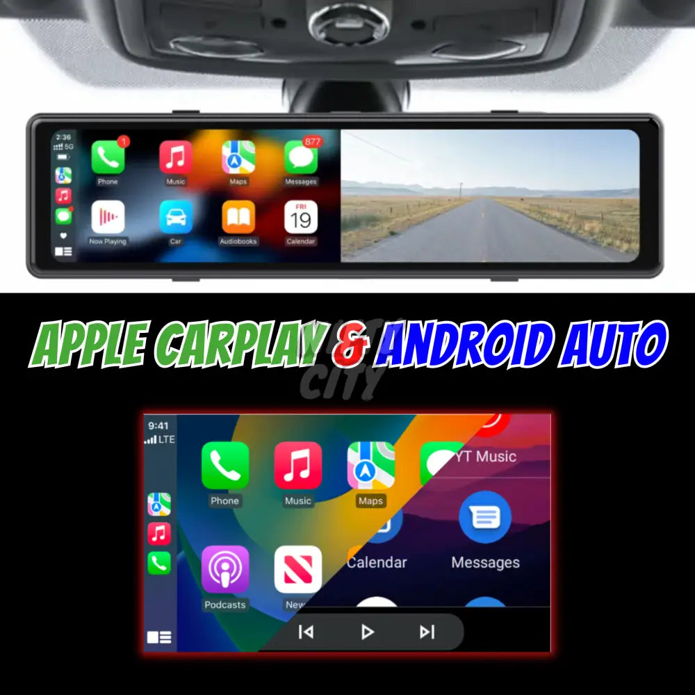 Nifty DashCam (Portable Apple CarPlay & Android Auto) - Nifty City