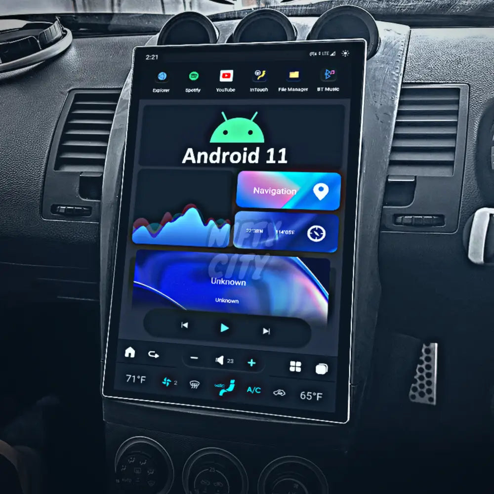 Nissan 350Z 2002-2009 Apple CarPlay & Android Auto Tesla-Style 14.5" - Nifty City