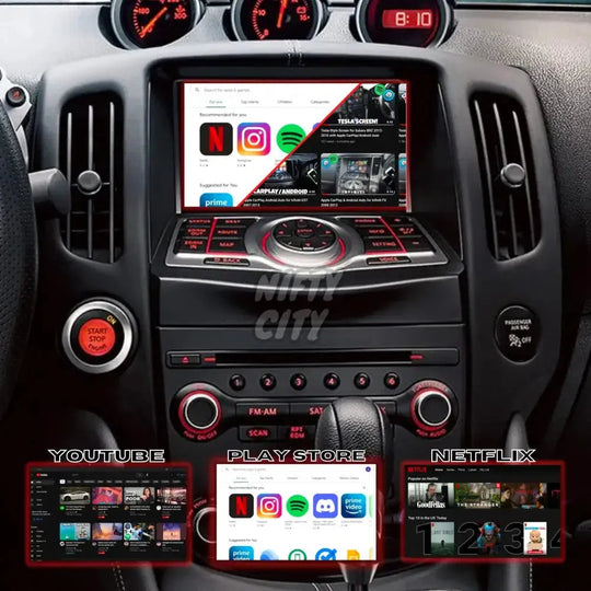 Nissan 370Z 2009-2021 Apple CarPlay & Android Auto (Advanced) - Nifty City