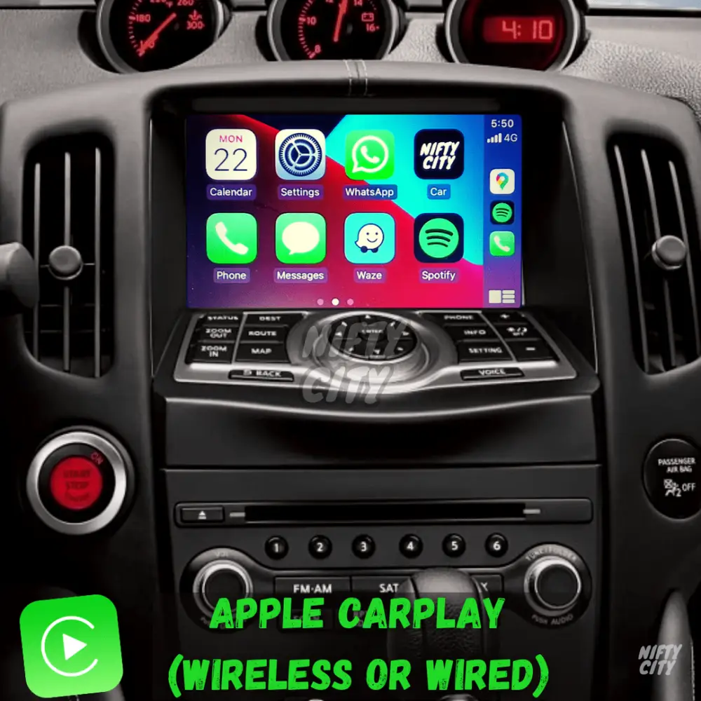 Nissan 370Z 2010-2020 Apple CarPlay & Android Auto (Advanced) - Nifty City