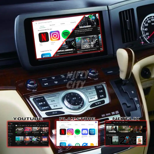 Nissan Elgrand 2007-2020 Apple CarPlay & Android Auto (Advanced) - Nifty City