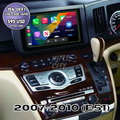 Nissan Elgrand 2007-2020 Apple CarPlay & Android Auto OEM Integration - Nifty City