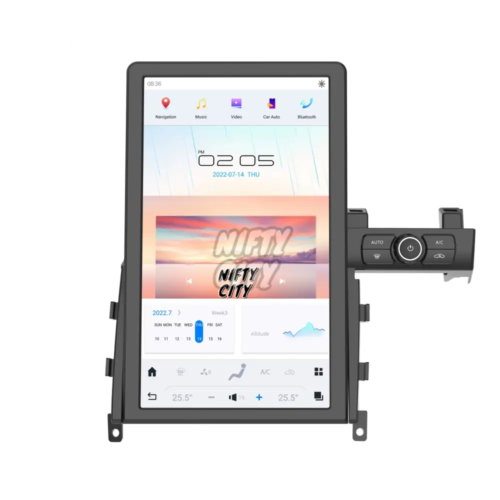 Nissan GT-R 2008-2016 Apple CarPlay & Android Auto Tesla-Style 14.5" - Nifty City