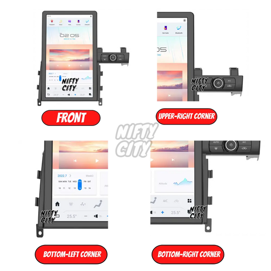 Nissan GT-R 2008-2016 Apple CarPlay & Android Auto Tesla-Style 14.5" - Nifty City