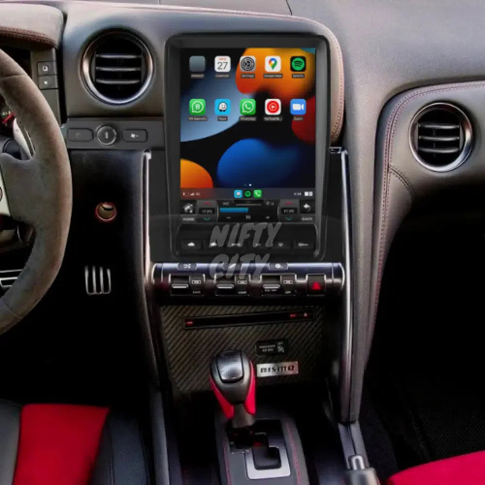 Nissan GT-R 2008-2016 Apple CarPlay & Android Auto Tesla-Style 9.8" - Nifty City