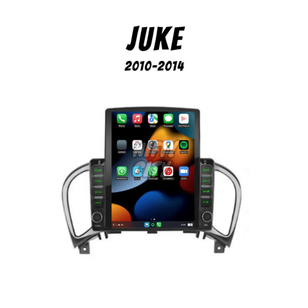 Nissan Juke 2010-2019 Apple CarPlay & Android Auto Tesla-Style - Nifty City