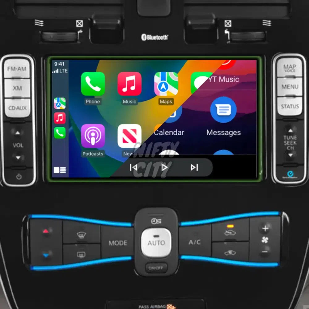 Nissan Leaf 2015-2018 Apple CarPlay & Android Auto OEM Integration - Nifty City