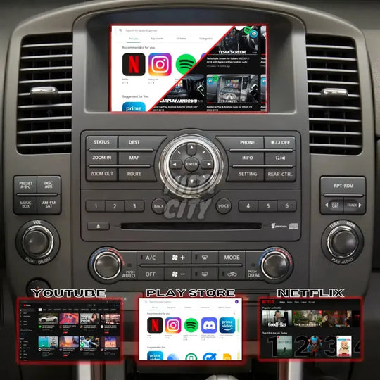 Nissan Navara D40 2010-2014 Apple CarPlay & Android Auto (Advanced) - Nifty City