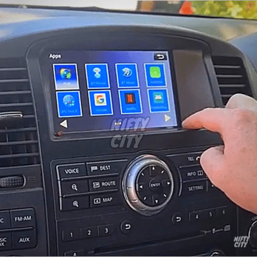 Nissan Navara D40 2010-2014 Apple CarPlay & Android Auto (Advanced) - Nifty City