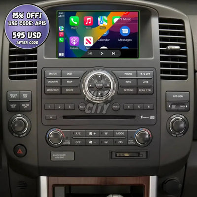 Nissan Pathfinder 2008-2012 Apple CarPlay & Android Auto R51 - Nifty City