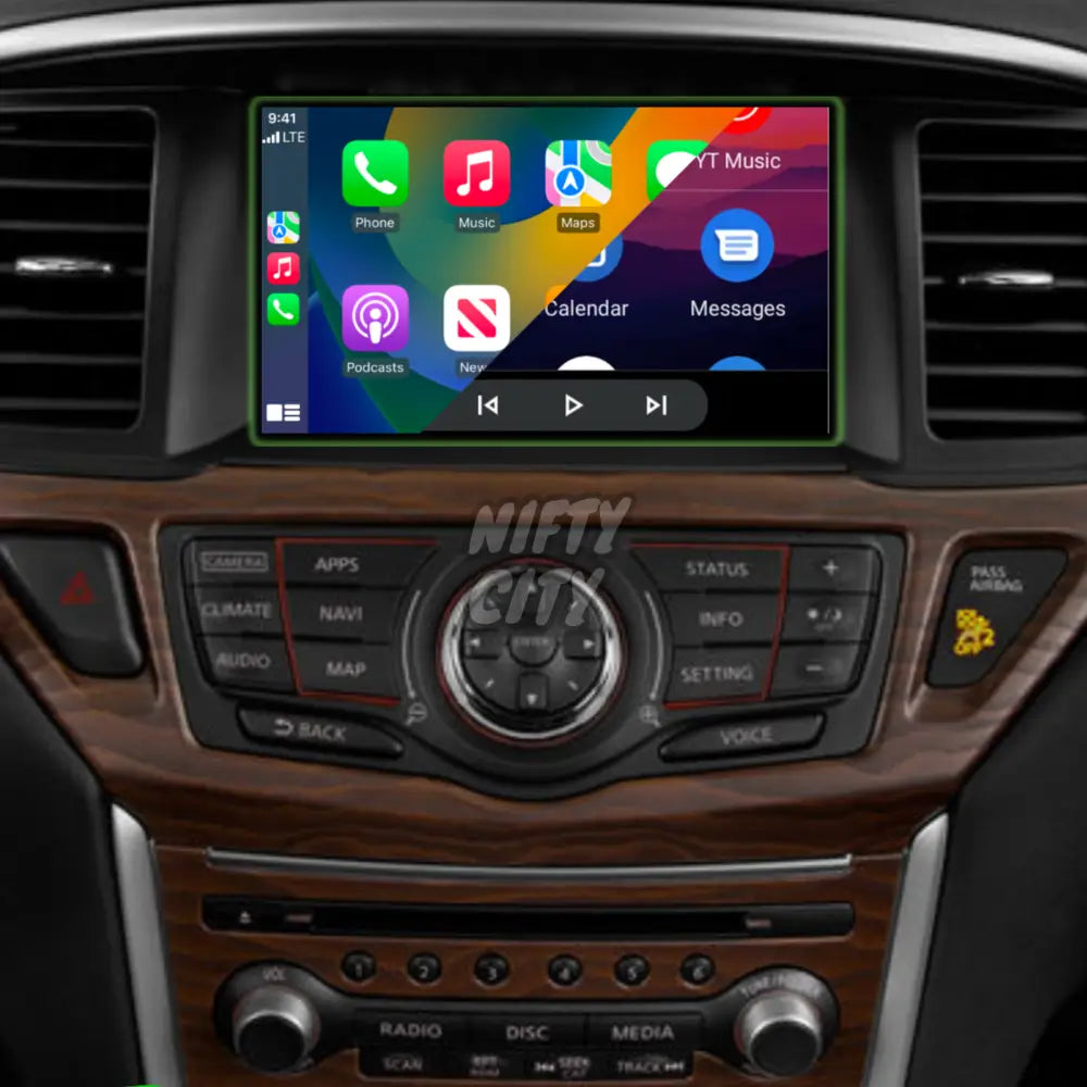 Nissan Pathfinder 2013-2021 Apple CarPlay & Android Auto (Advanced) - Nifty City