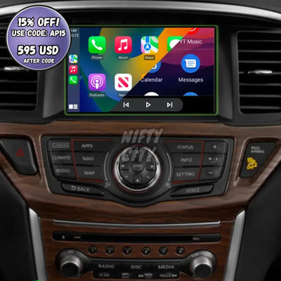 Nissan Pathfinder 2013-2021 Apple CarPlay & Android Auto Integration - Nifty City