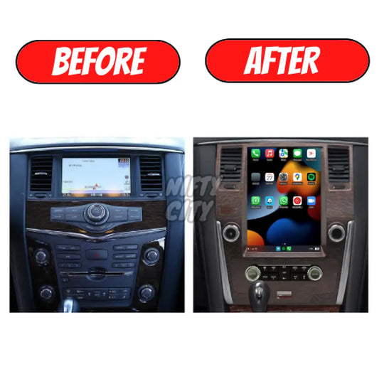 Nissan Patrol 2010-2021 Apple CarPlay & Android Auto Tesla-Style - Nifty City