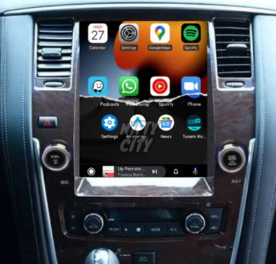 Nissan Patrol 2010-2021 Apple CarPlay & Android Auto Tesla-Style - Nifty City