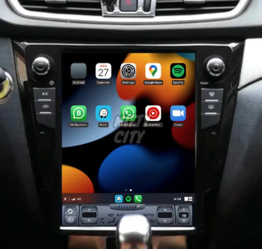 Nissan Qashqai 2014-2019 Apple CarPlay & Android Auto Tesla-Style - Nifty City