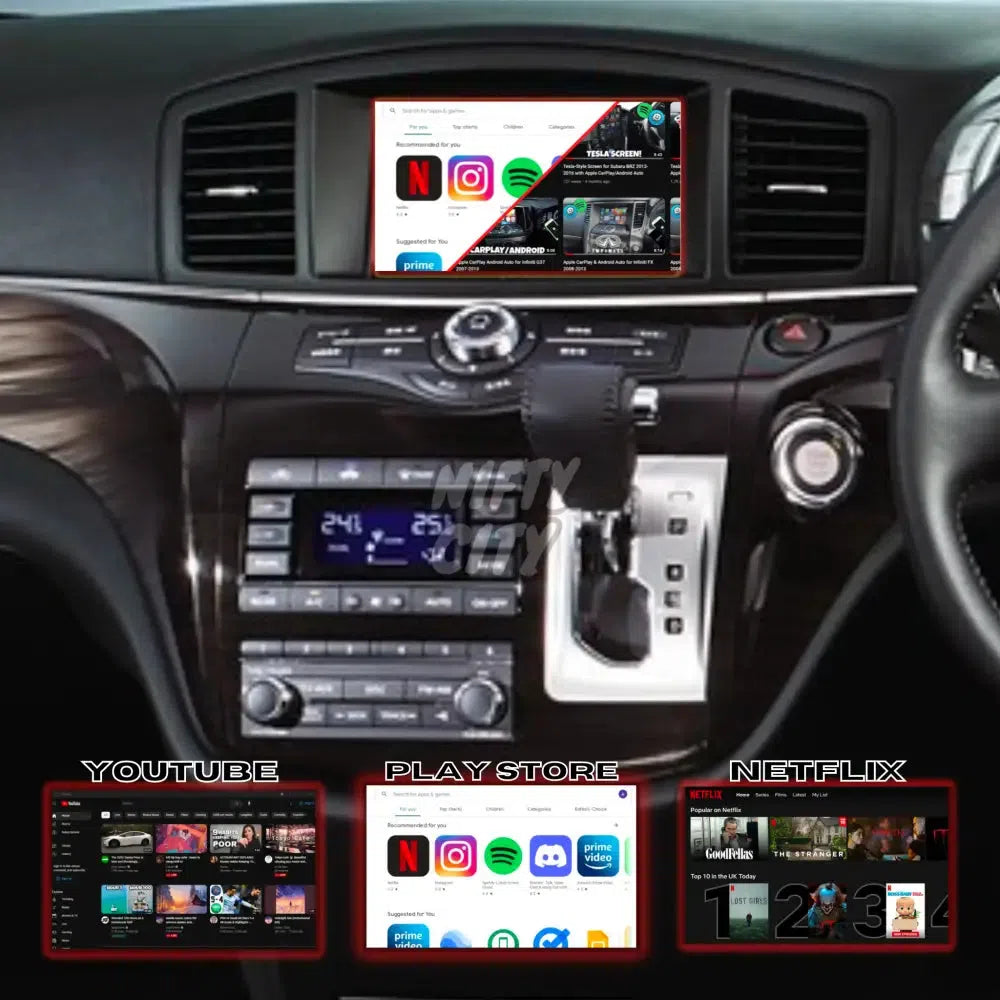 Nissan Quest 2007-2020 Apple CarPlay & Android Auto (Advanced) - Nifty City