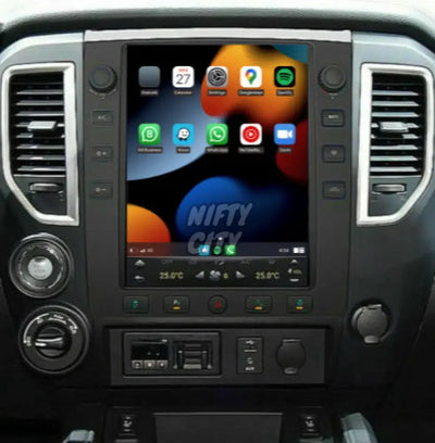 Nissan Titan 2010-2019 Apple CarPlay & Android Auto Tesla-Style - Nifty City