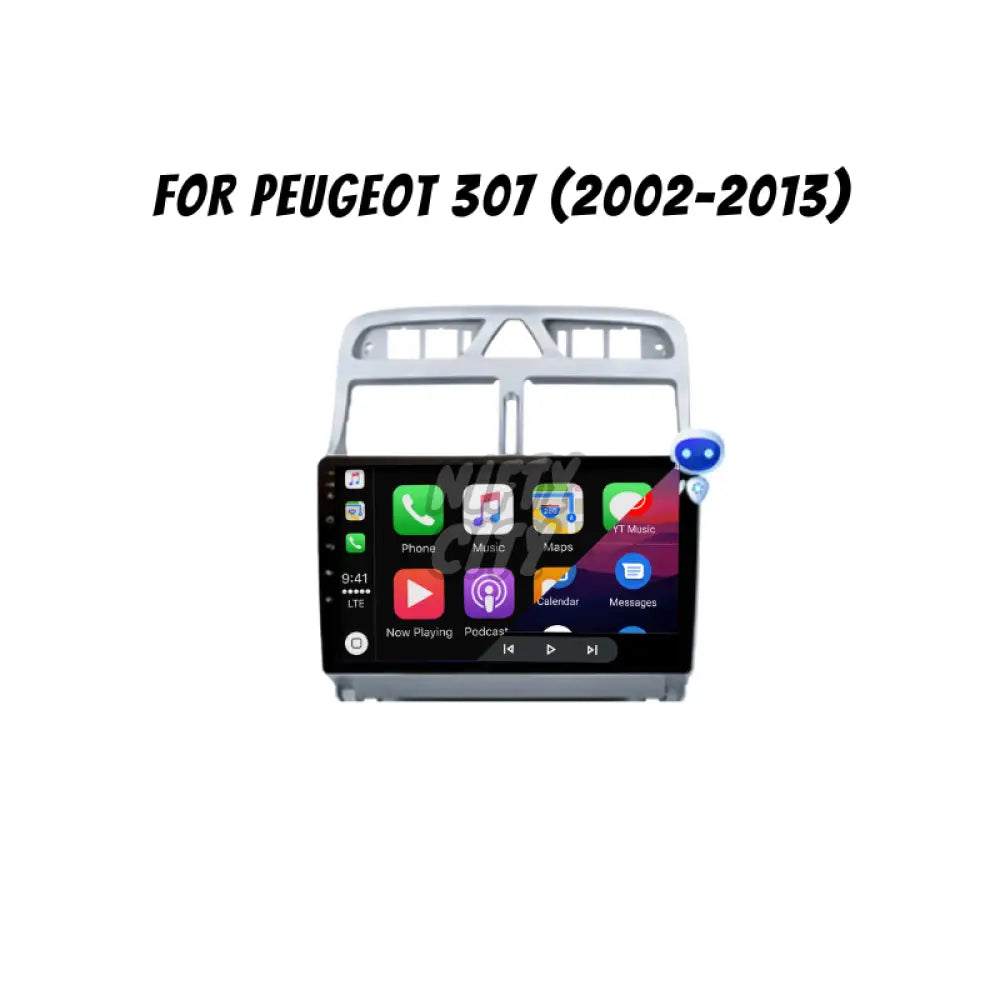 Peugeot 307 2002-2013 Apple CarPlay & Android Auto Integration - Nifty City