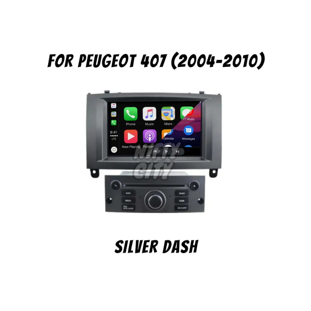 Peugeot 407 2004-2010 Apple CarPlay & Android Auto Integration - Nifty City
