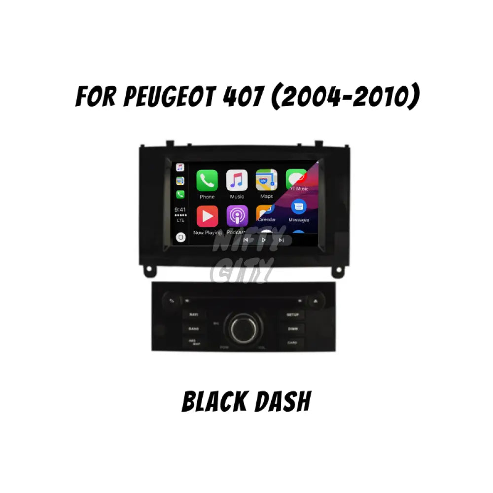 Peugeot 407 2004-2010 Apple CarPlay & Android Auto Integration - Nifty City