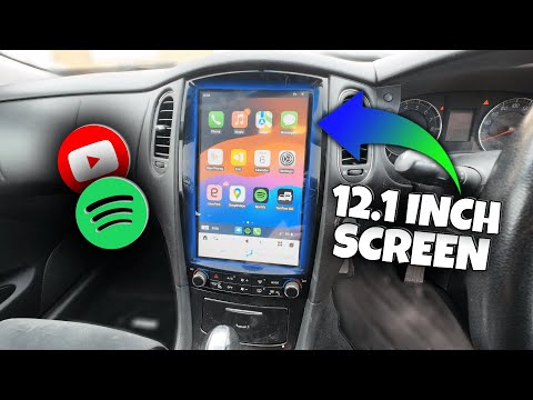 Infiniti QX50 2013-2018 Apple CarPlay & Android Auto Tesla Screen