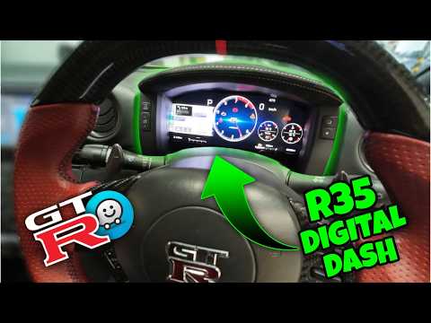Nissan GT-R 2008-2024 Digital Instrument Cluster Dash Upgrade R35