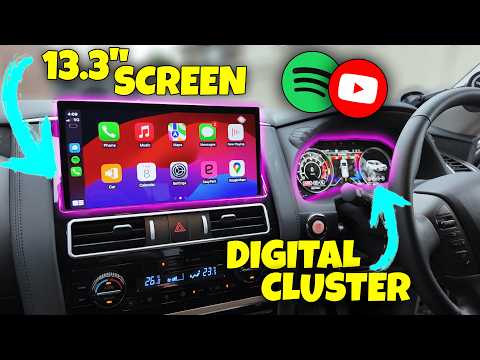 Nissan Patrol 2010-2023 Apple CarPlay & Android Auto Wide Screen
