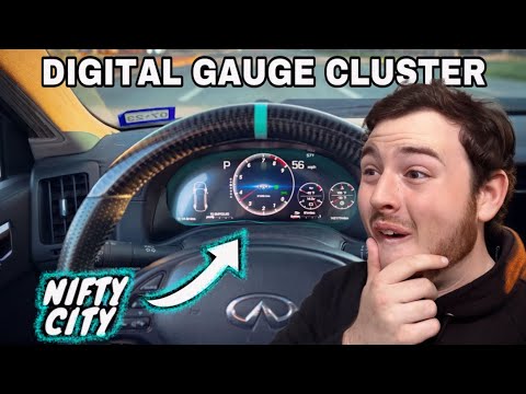 Infiniti G25 2010-2012 Digital Instrument Cluster Dash Upgrade