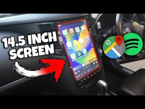 Infiniti QX70 2013-2018 Apple CarPlay & Android Auto Tesla Screen