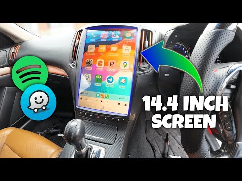 Nissan Skyline 250GT 2006-2014 Apple CarPlay & Android Auto Tesla Screen