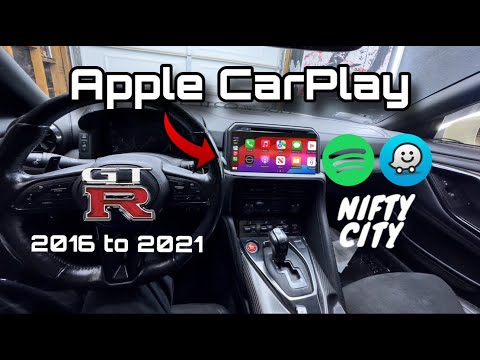 Nissan GT-R 2016-2021 R35 Apple CarPlay & Android Auto OEM Integration