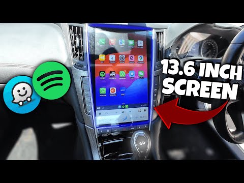 Infiniti Q60 2016-2020 Apple CarPlay & Android Auto Tesla Screen MK7