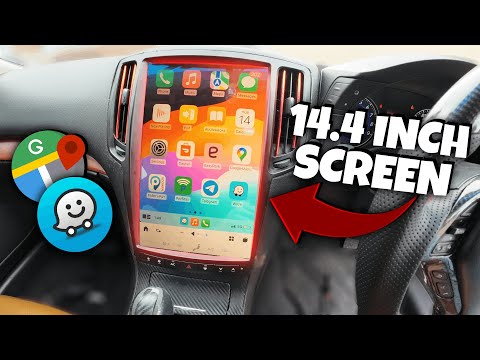 Infiniti Q40 2014-2016 Apple CarPlay & Android Auto Tesla Screen