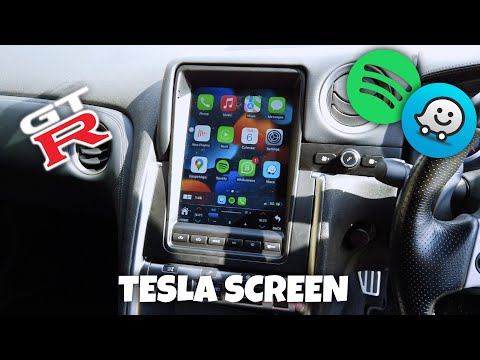 Nissan GT-R 2008-2016 Apple CarPlay & Android Auto Tesla Screen 9.8"