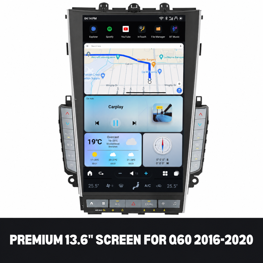 Infiniti Q60 2016-2020 Premium screen front