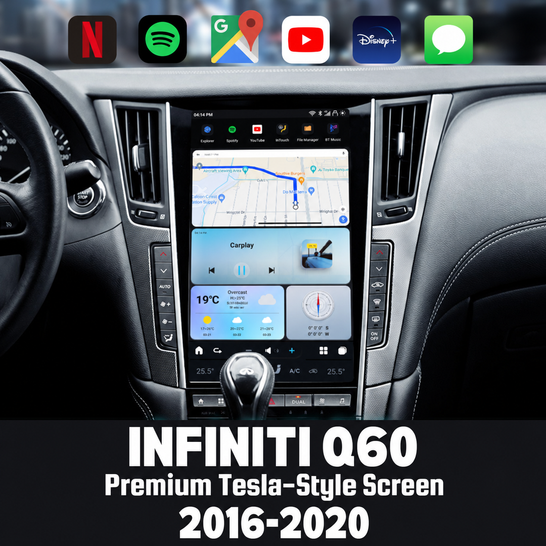 Infiniti Q60 2016-2020 Premium 13.6 inch Tesla-style screen