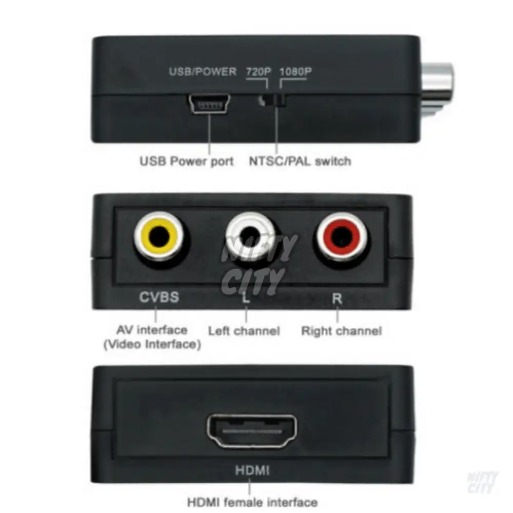 RCA TO HDMI Converter Box - Nifty City