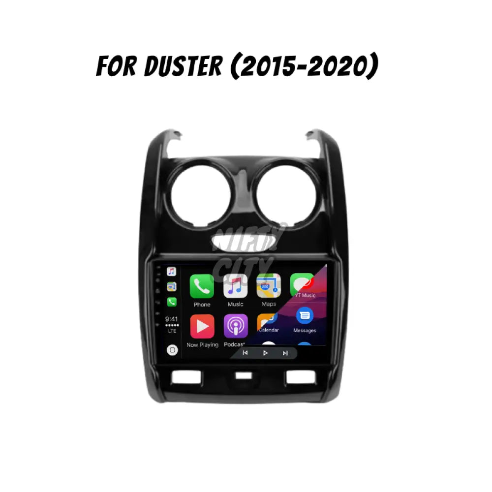 Renault Duster 2015-2020 Apple CarPlay & Android Auto Integration - Nifty City