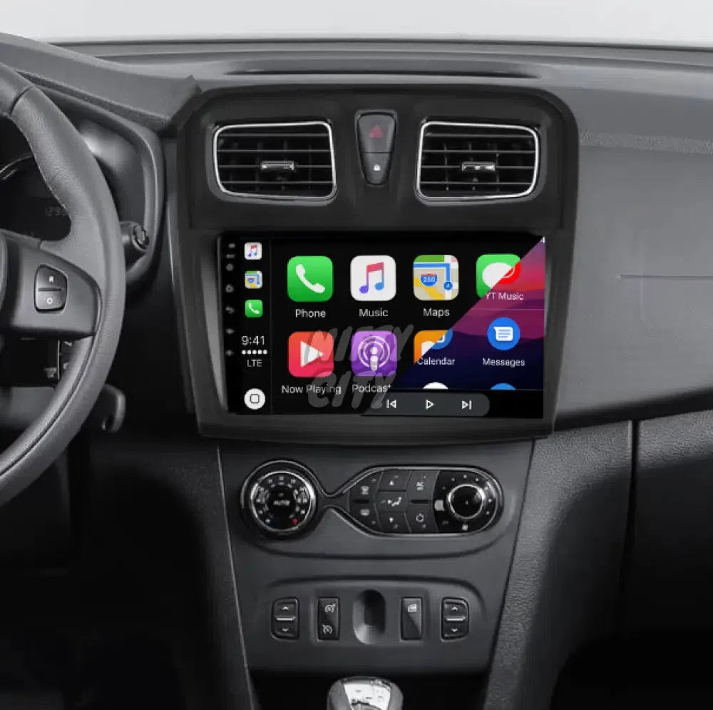 Renault Logan 2012-2019 Apple CarPlay & Android Auto Integration - Nifty City