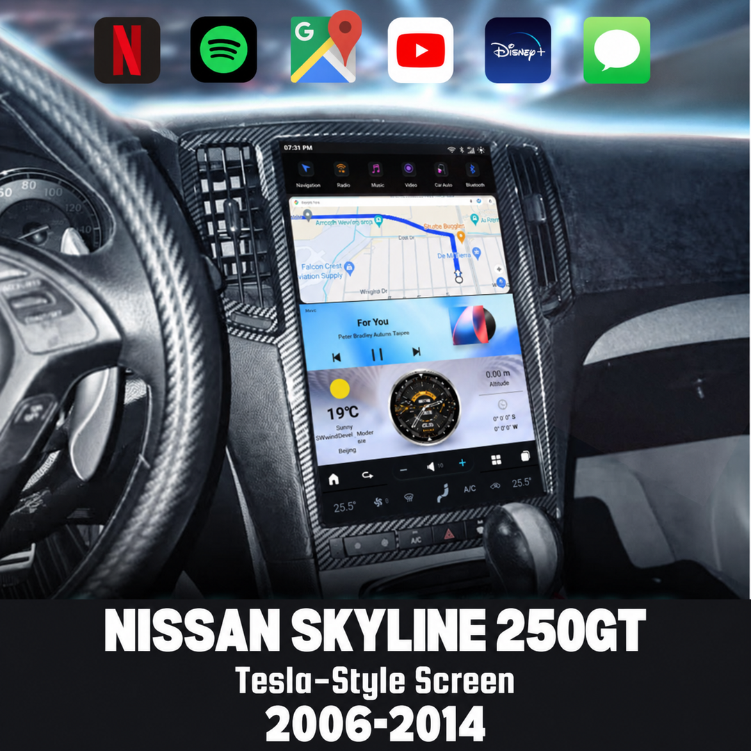 Skyline 250GT Android 13 14.4 inch Tesla-style screen